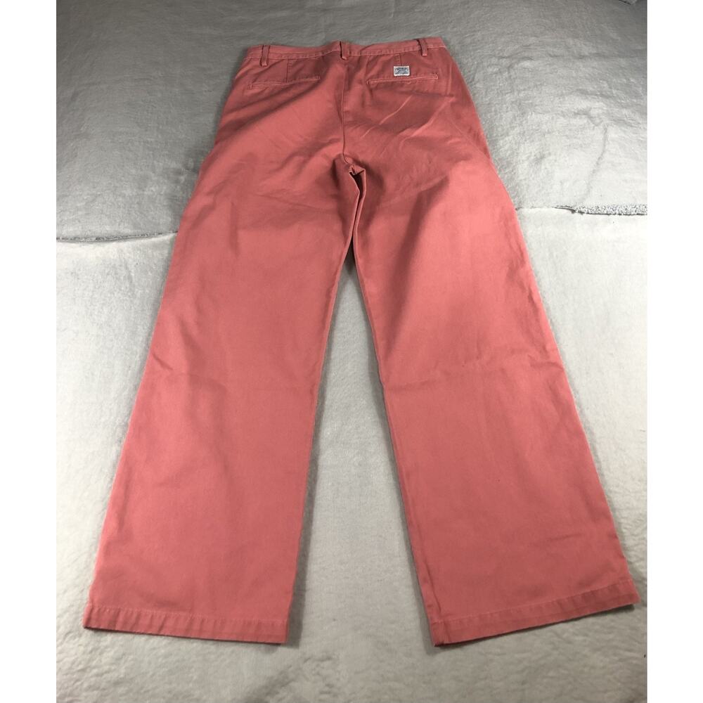 New Denimist Pants Womens 31 Nautical Red Blair Double Pleat Wide Leg Trousers - Picture 5 of 15
